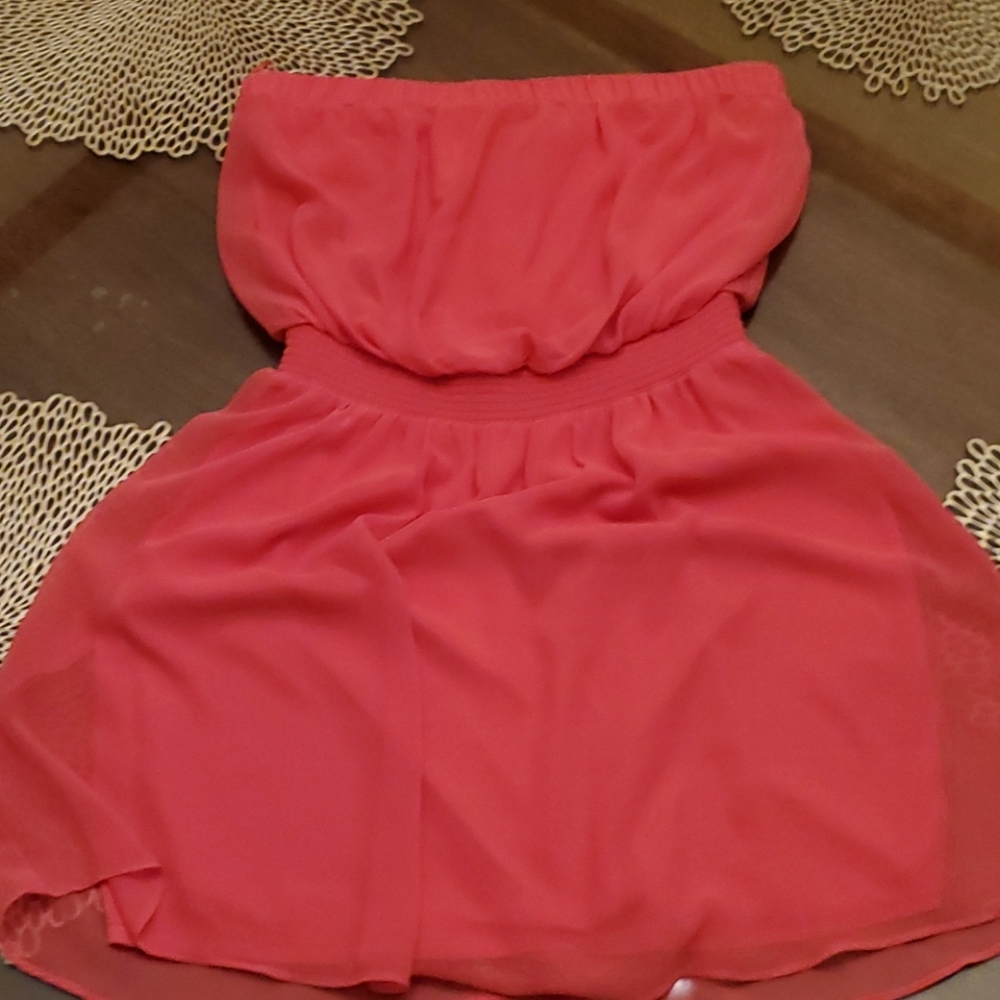 Strapless sun dress